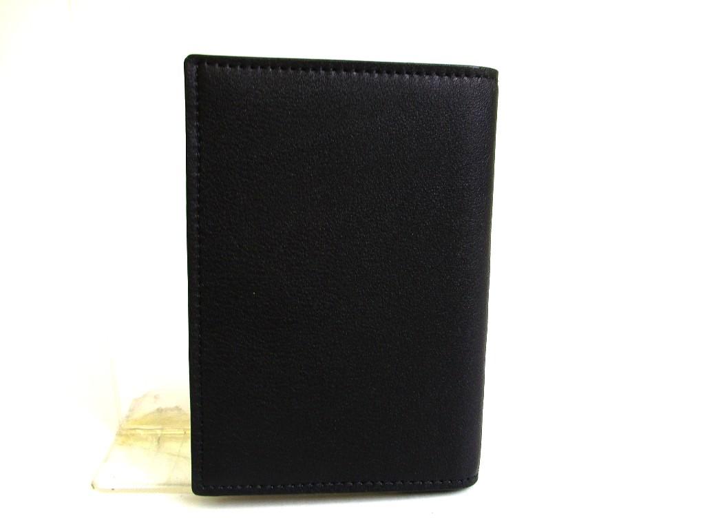 Authentic Cartier Must De Cartier Black Leather Card Holder #b096  Open Box
