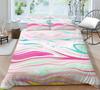 Marble 3D Digital Printing Quilt Cover Pillowcase Two Three Piece Set Polyester