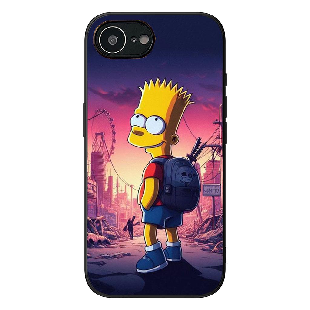 Anime The S-Simpsons Bart Casing Phone Cover for Samsung Galaxy S22 S21 S20 Fe Ultra S9 Plus + A13 A22 M21 M31 M55 M15 Case
