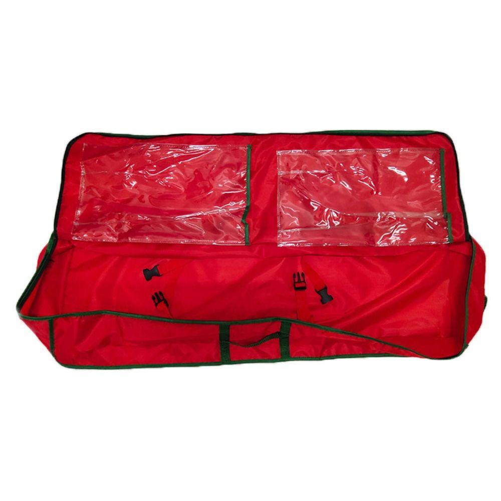 Washable Christmas Wrapping Paper Storage Bag Dustproof Under Bed Storage Xmas Ornament Organizer