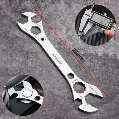 Wielofunkcyjny klucz do klimatyzacji Stal stopowa Pogrubiony i hartowany Klucz otwarty Trwały klucz wielofunkcyjny