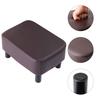 IBUYKE Ottoman Small Stool with Suitable for Living and Stool, Footstool, Rectangular, Under-Desk Legs, Low, Non-Slip, Square, Rooms, Entryways,