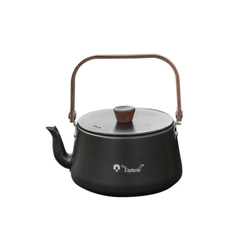Portable Large Capacity Aluminum Outdoor Kettle for Camping and Picnics