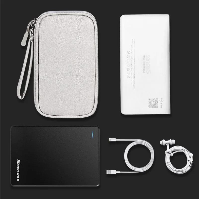 1PCS NEW Travel Organizer Bag Cable Storage Organizers Pouch Carry Case Portable Waterproof Double Layers Storage