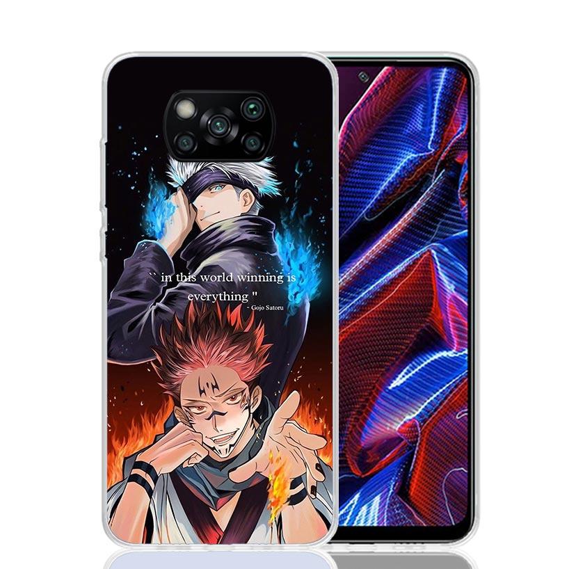 

Hot Anime Kaisens Jujutsus Case Phone Cover for Xiaomi Redmi Note 10 9 9S 8 8T 7 5 Pro Mi 12T 11T 10T 9T 12 11 Lite A3 A2 Trend Xiaomi Mi A2 (6X)