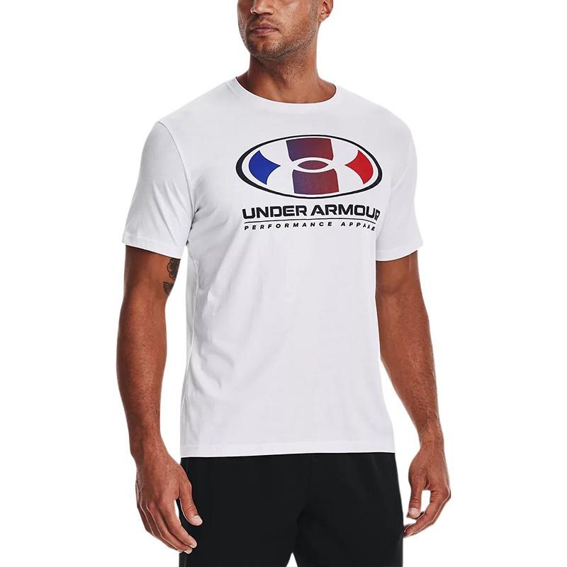 Under Armour Multi Color Lockertag T-shirt 'White Multi' Men's 1361676-100