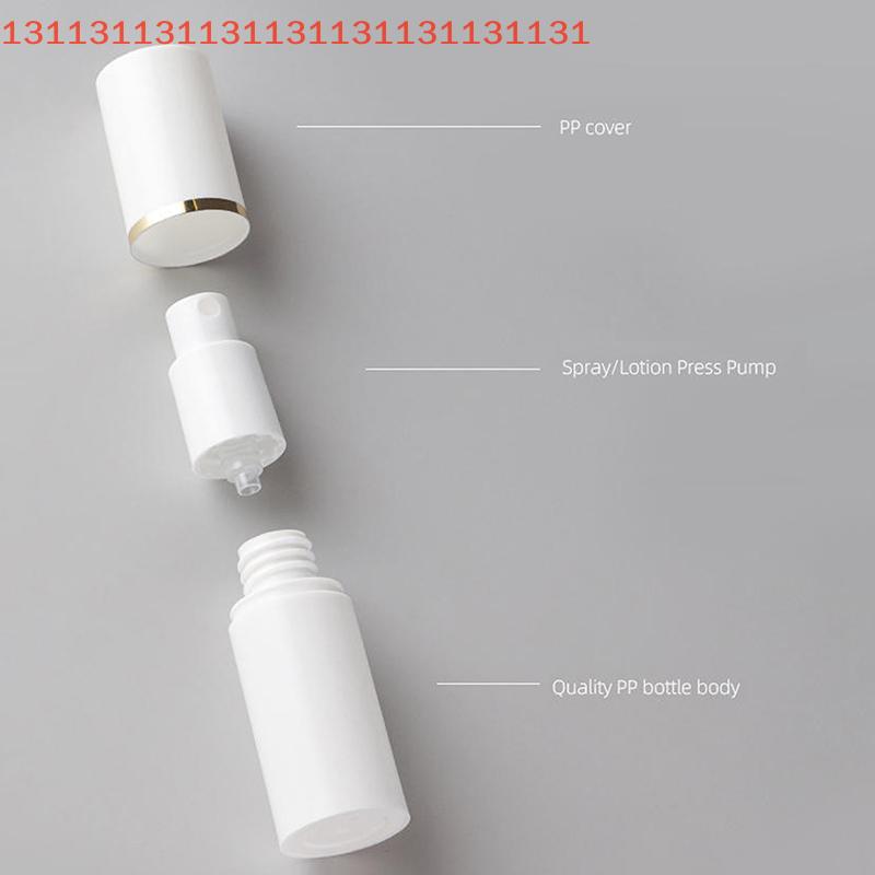 For Lotion Cream Gel Travel Bottling Container Plastic Airless Pump Bottle 15ml 30ml 50ml Vacuum Press Spray Bottle