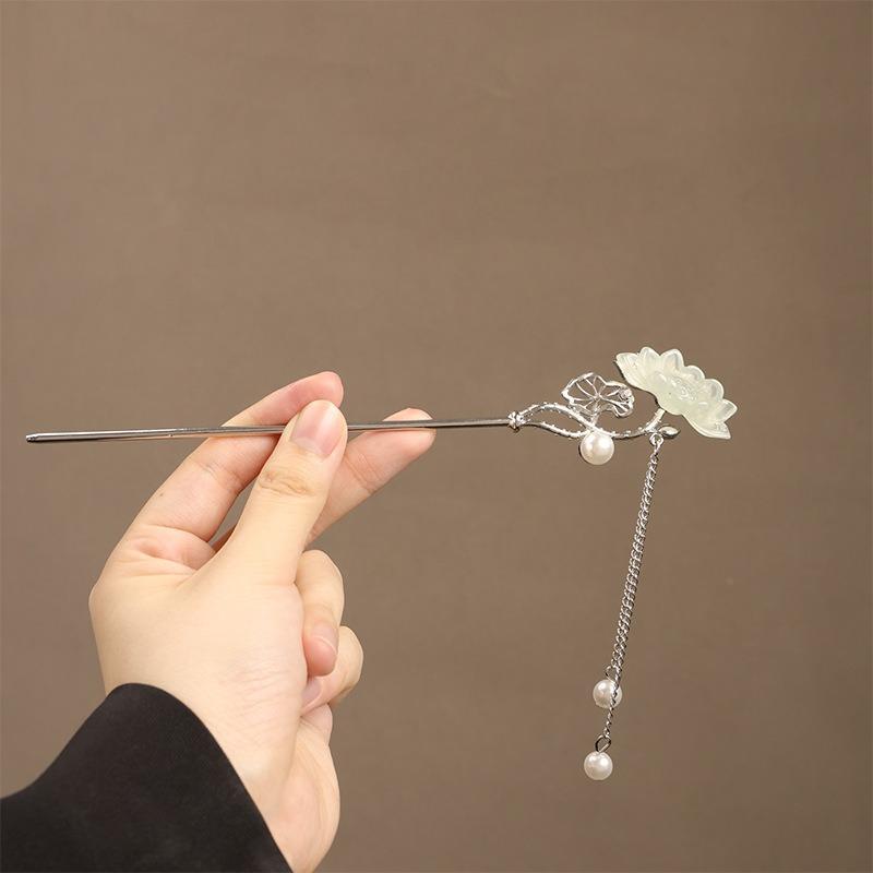 New Chinese Style High-end Elegant Women's Metal Plate Hair Hairpin High-end Banquet Cheongsam Hanfu Niche Design Accessories
