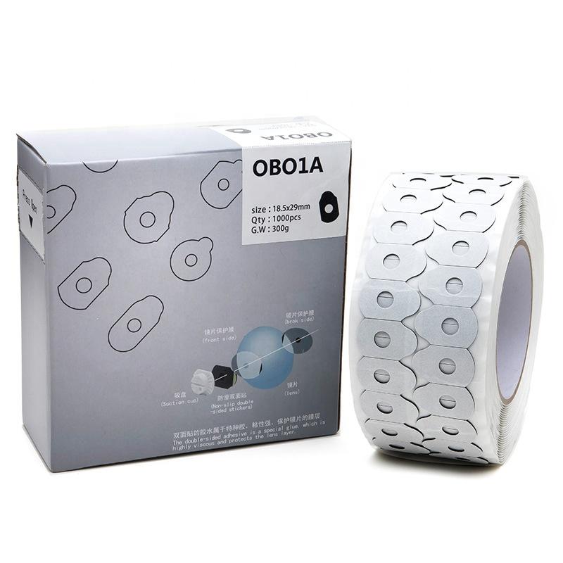 Edging Anti Slip Optical Lens Blocking Pads 1000pcs Eye Glasses Double-sided Adhesive Sticker Tape