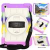 With Shoulder Strap Heavy Duty Case for IPad A16 2025 11th 10.9 2022 10th 10.2 2019 2020 2021 7-8-9th Gen. Rotation Stand Cover