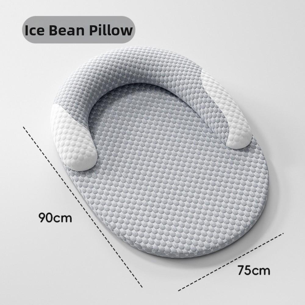 Oval Summer Cooling Dog Bed Ice Silk Pet Nest New Cat Cooling Pad  For Small Medium Large Pet