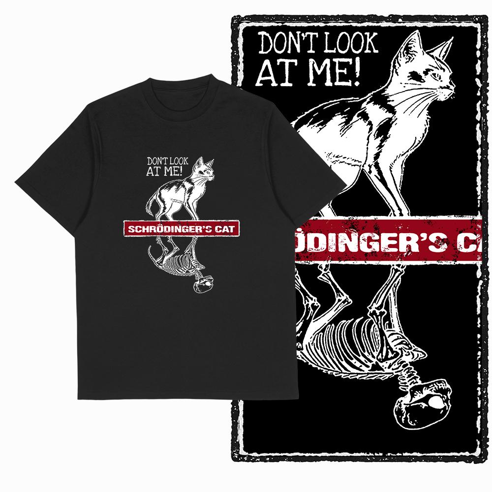 Coolmind U3 100% Baumwolle Übergröße Streetwear Cooler Druck Exklusives Grafik-T-Shirt für Männer Vintage SCHWARZ Herren Neuheit T-Shirt