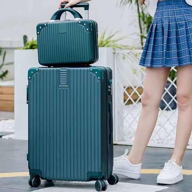 30-Inch Retro Large Capacity Travel Suitcase with Universal Wheels and Durable Lock for Men, Women, and Students