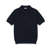 Wenil Mid-On Cable Button Collar Short Sleeve Knit 4 Colors [Wask_1001]