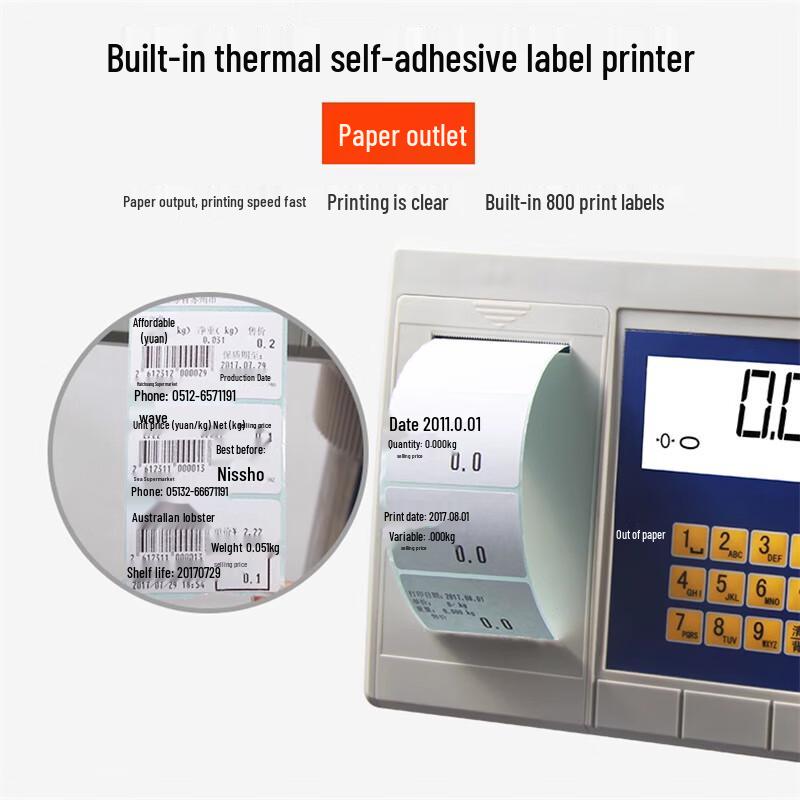 Haozhan Barcode Printing Platform Scale (CN Version)