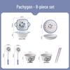 Set di Stoviglie in Ceramica Cartone Animato Carino