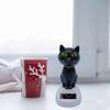 Solar Powered Dancing Cat Toy Cute Animated Dashboard Decor for Car, Swings in Sunlight to Cheer Up Drivers & Kids on Trips