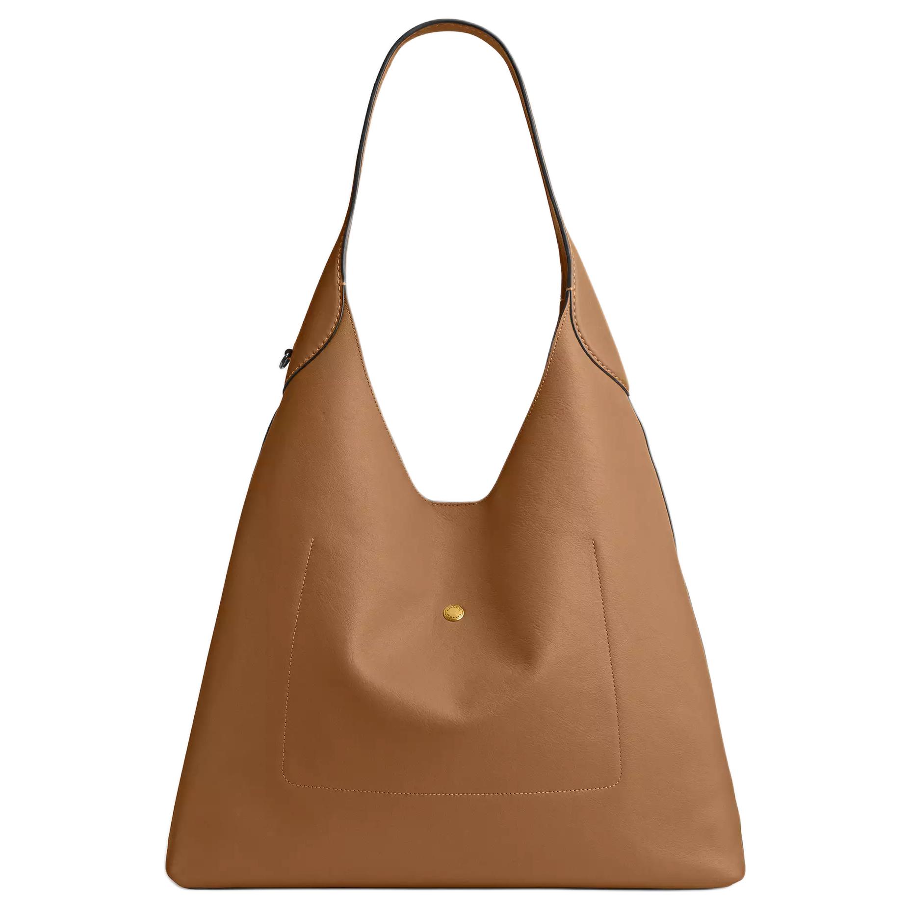 Coach Women's Brooklyn 39 Logo Magnetic Snap Closure Hobo Bag Bags Honey Cu044-B4t7j