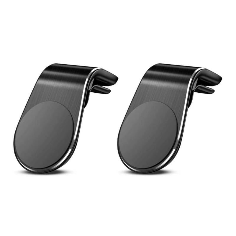 

2pcs Phone Holder Car Air Vent Mounted Cellphone Holder for Phone 16 15 14 13 Magnetic Phone Stand 360 Degree Rotating