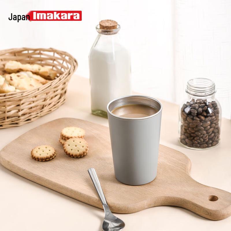 Imakara Stainless Steel Couple Mouthwash Cup