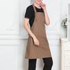 Cooking Apron Waist Tie Adjustable Women Men Chef Workwear Baking Apron Daily Use