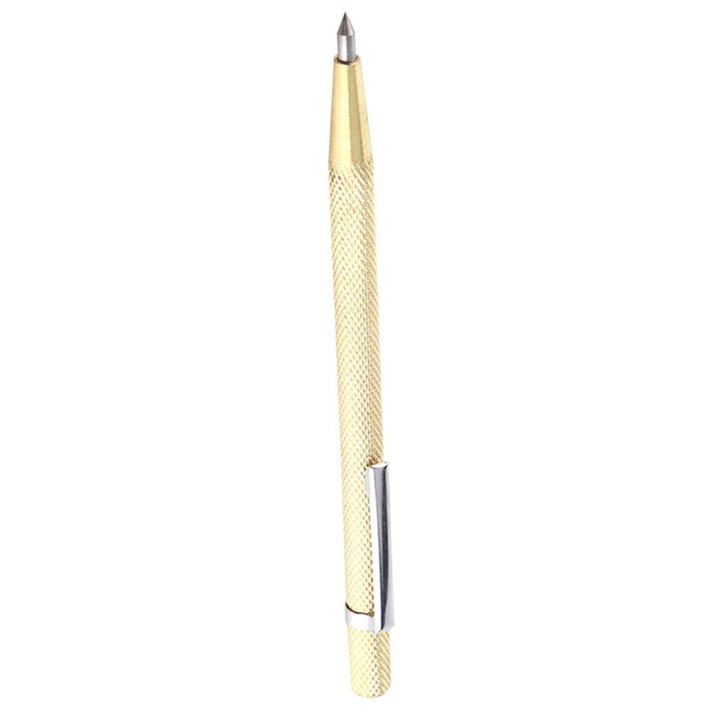 Tragbares Anreißwerkzeug Gravurstift Werkzeug Glas Keramik Gravierer Anreißwerkzeug (Gold)