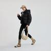 BINJORA Women's Short Hooded 95% White Duck Down Puffer Jacket J5400DR31