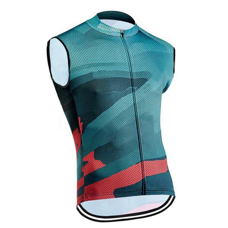 Men Women Cycling Vest Breathable Mesh Jersey Road Bike Riding Sportswear