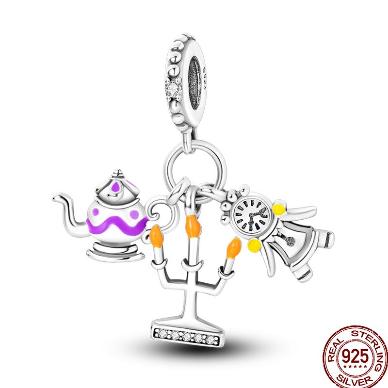 Copper Love Blessing Diamond Love Family Friendship Love Charm Beads Suitable For Pan Original Bracelet Diy