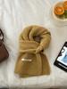Soft waxy high-quality wool blended knitted scarf women's autumn and winter new high-end scarf manufacturers wholesale
