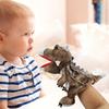 Fantoche de Mão de Dinossauro 30 cm Tiranossauro Brinquedo de Pelúcia Animal de Pelúcia Macio Boneca para Crianças