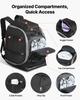 Ski Boot Bag, 70L, Snowboard Boots Travel Backpack for Men Women, with Waterproof Exterior & Bottom, Durable 1680D Oxford, Bag for Skis, Snowboard,