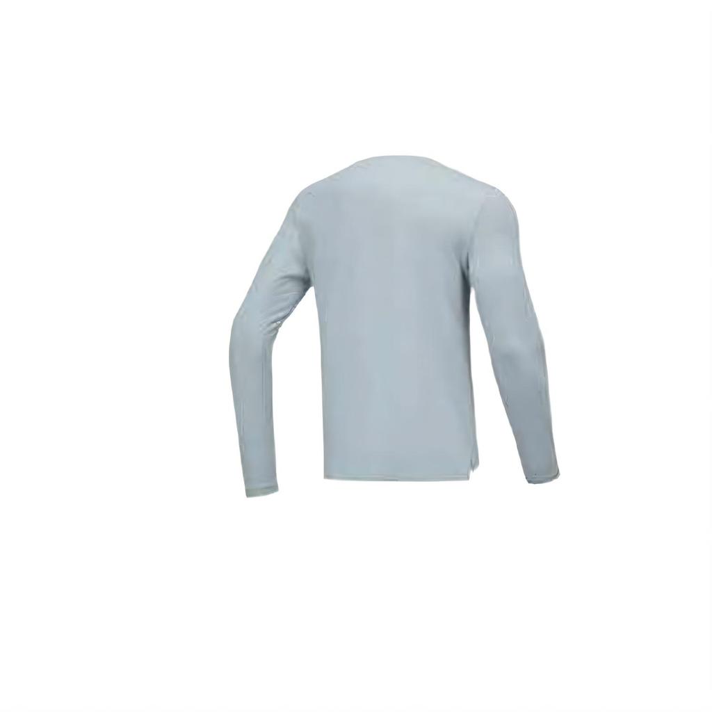 Skechers Comfortable Minimalist Versatile Long Sleeve T-Shirt Men tops Sandstone P225M143-001C