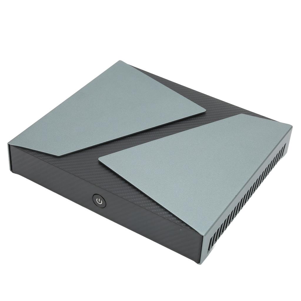 Mini PC 8GB 256GB Dual DDR4 2.4G 5.0G Dual Band WiFi 4K Mini Desktop Computers with Lights for 3D