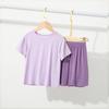 Children's Pajamas Summer Thin Short-sleeved Casual Boys and Girls Set Family Home Wear Set