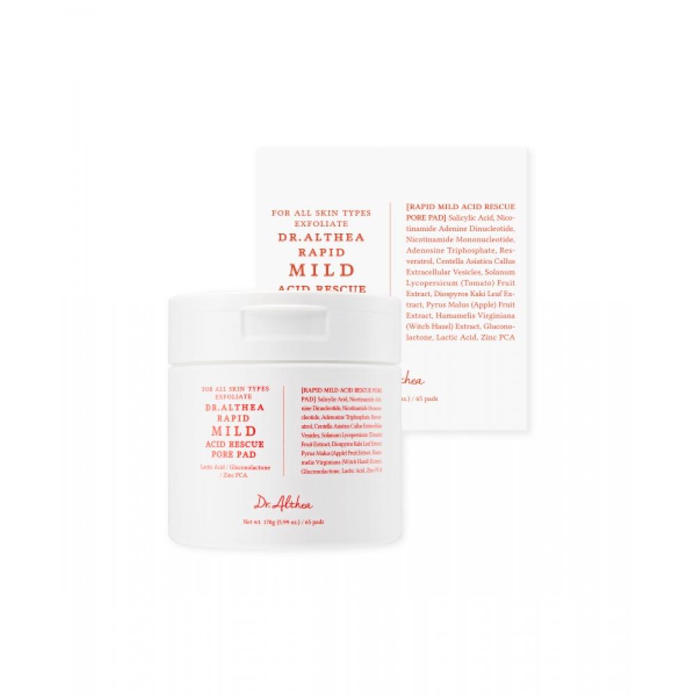 Dr.althea Rapid Mild Acid Rescue Pore Pad 65 Sheets