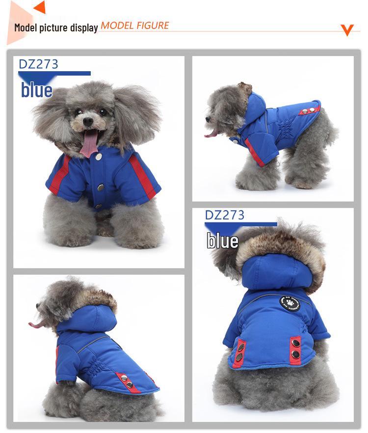 Warme Winter-Daunenweste für kleine Hunde - Schnauzer Kälteschutz Baumwollmantel