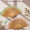 Elegant Chinese Folding Fan for Women - Traditional Style with Tassels for Dance and Hanfu Fashion