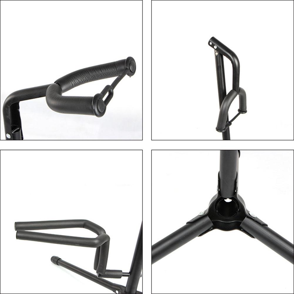 Gitarrstativ Stativ Tripod Enkelhopfällbar för Akustisk, Elektrisk gitarr, Bas, Mandoliner, Banjo, Ukuleles