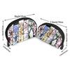 Senki Zesshou Symphogear Pouch with Coin Purse, Storage Pouch, Wallet, Portable, Functional, Large Capacity, Waterproof Shell Pouch, Parent-Child Pouc
