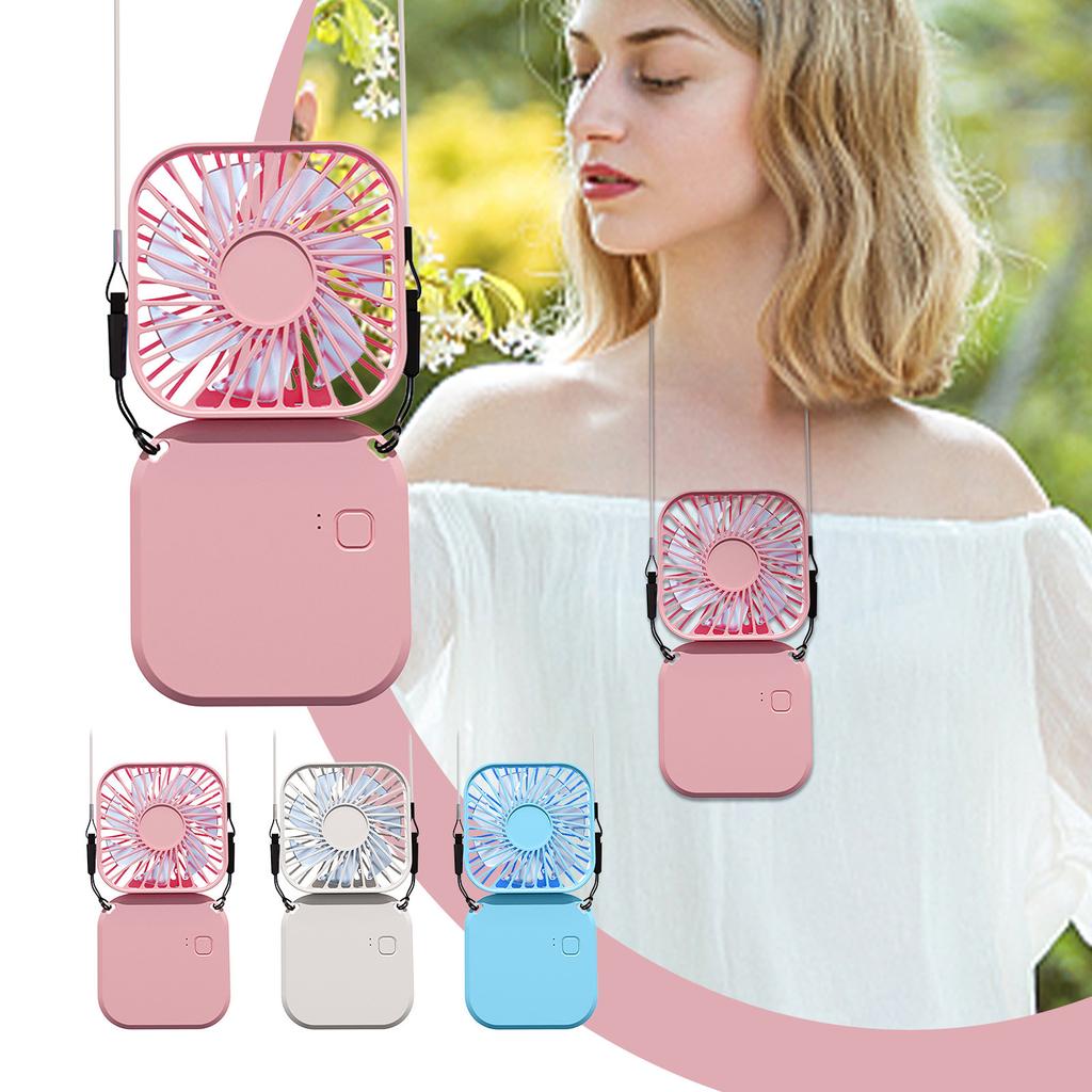 Mini Folding Hanging USB Charging Desktop Office Convenient Pocket Small Fan Outdoor