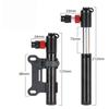 Mini Bicycle Air Pump 100PSI with Snap-on Nozzle Dual Presta Schrader Valve Ultra Compact for Road and Mountain Bike Maintenance