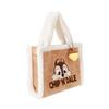 [hgTUP] Chip and Dale Lotso Tote Bag, Lotso Shoulder Bag, Large Capacity Tote Bag with Interior Pocket, Thick Chip and Dale Design, Meeting Bag for