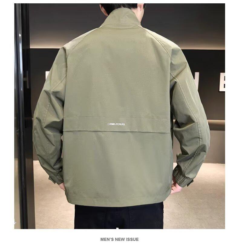 2025 Trendige Lässige Arbeitsjacke für Herren mit Stehkragen - Frühjahrs-/Herbstkollektion