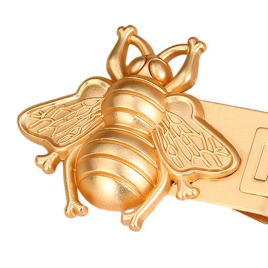 Insect Themed Metal Pen Spring Vintage Metal Clamp for Bee/Cicada Design Clip with Notebooks Journals School