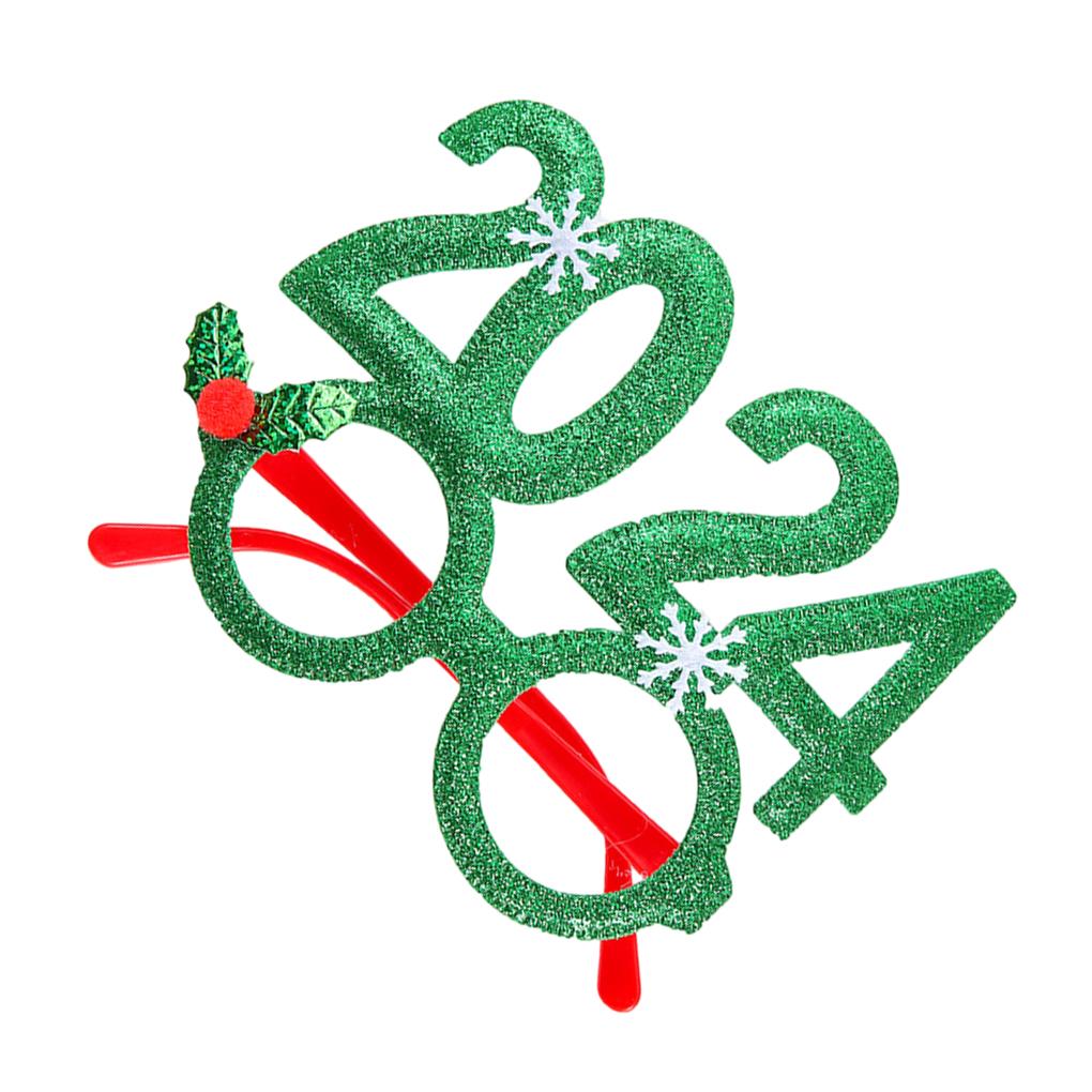 

Забавная форма для очков 2024 года, оправа для вечеринок, аксессуары для вечеринок, универсальный размер зелёный