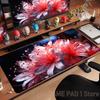 PC peripherals Anime vivid glass flower Mouse pad Desk XXL 400x800x2mm Gamer Keyboard Laptop Carpet Esports Non-slip rubber mat