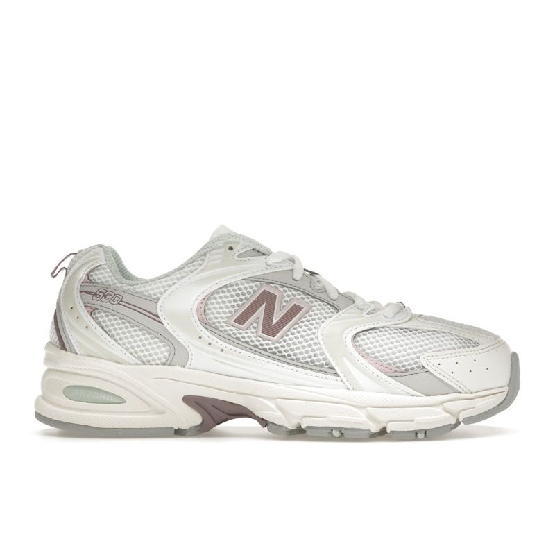 

New Balance 530 Sea Salt Ice Wine унисекс кроссовки белые розово-сахарные U530NEB 38