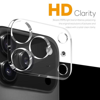 NORTHJO 2Pcs For iPhone 17 Pro Camera Lens Protector Tempered Glass Clear Lens Film 3D Full Coverage