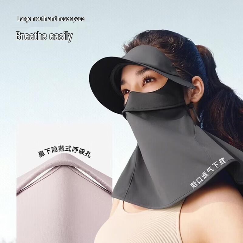 Beneunder Full-Face Sun Protection Mask with Extended Visor
